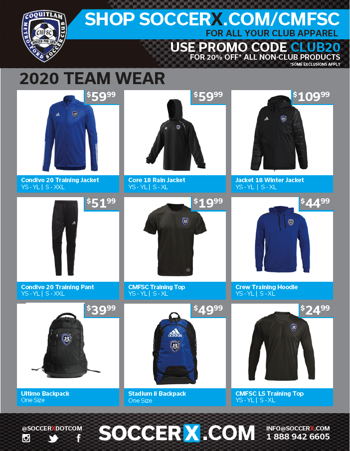 2020 Team Wear Flyer
